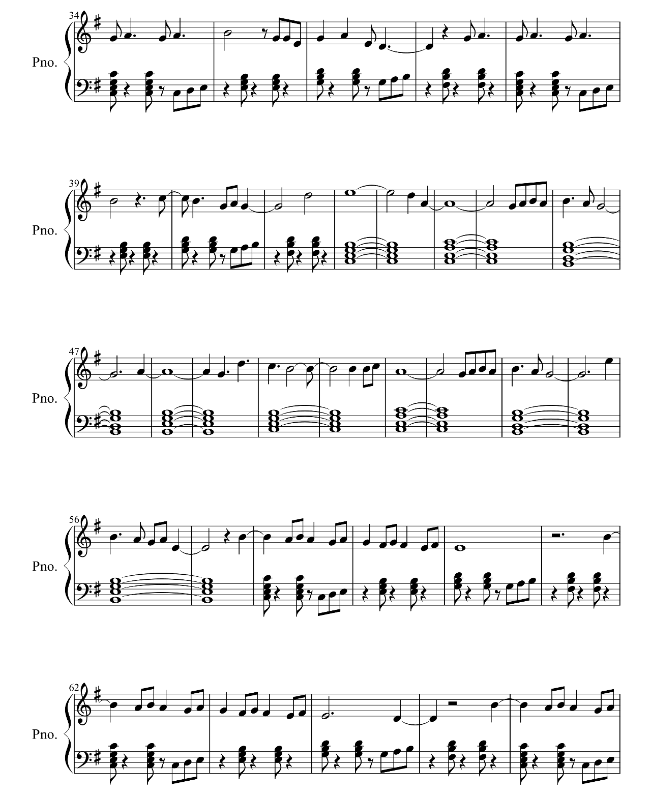 Company sheet music 2