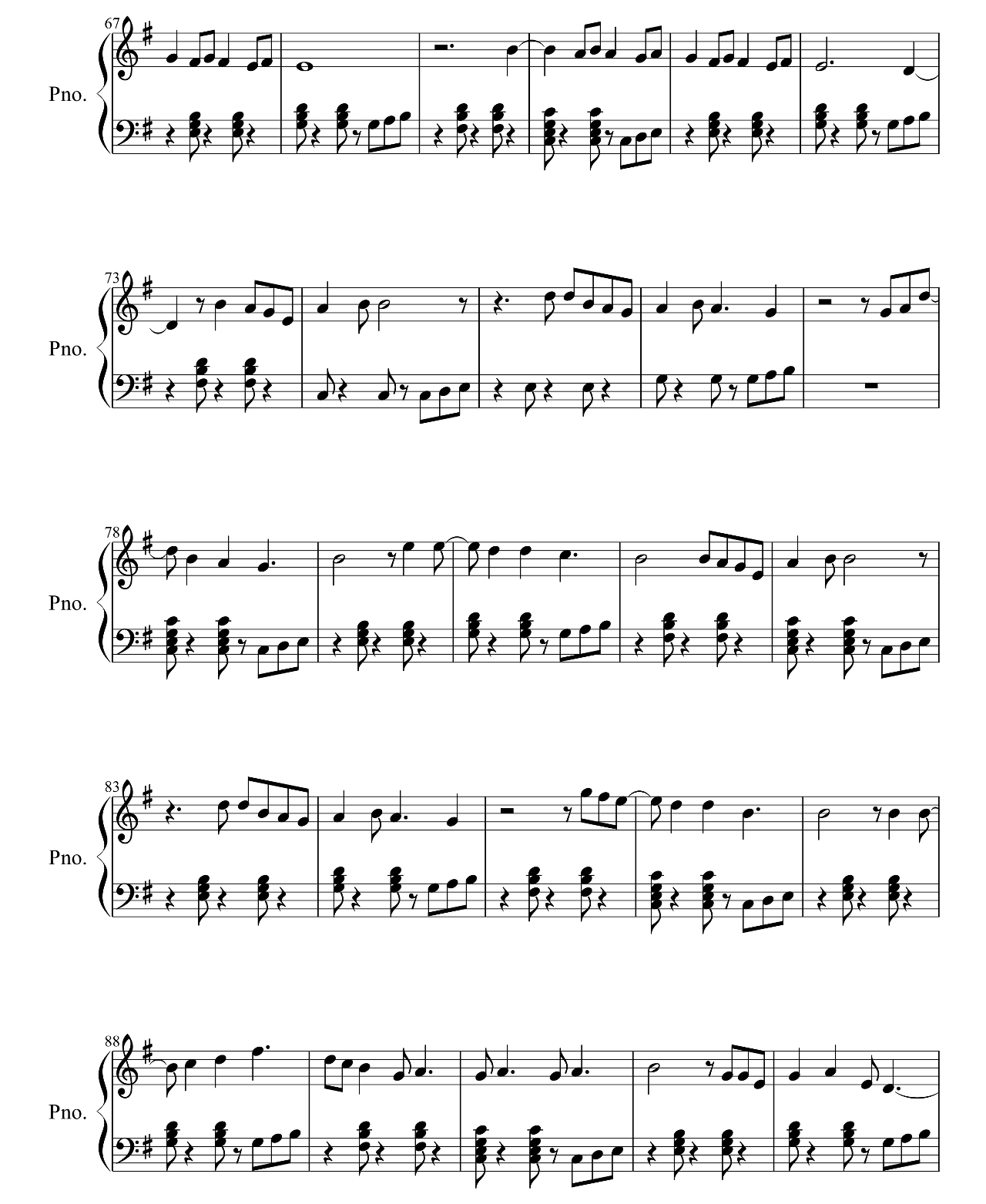 Company sheet music 3