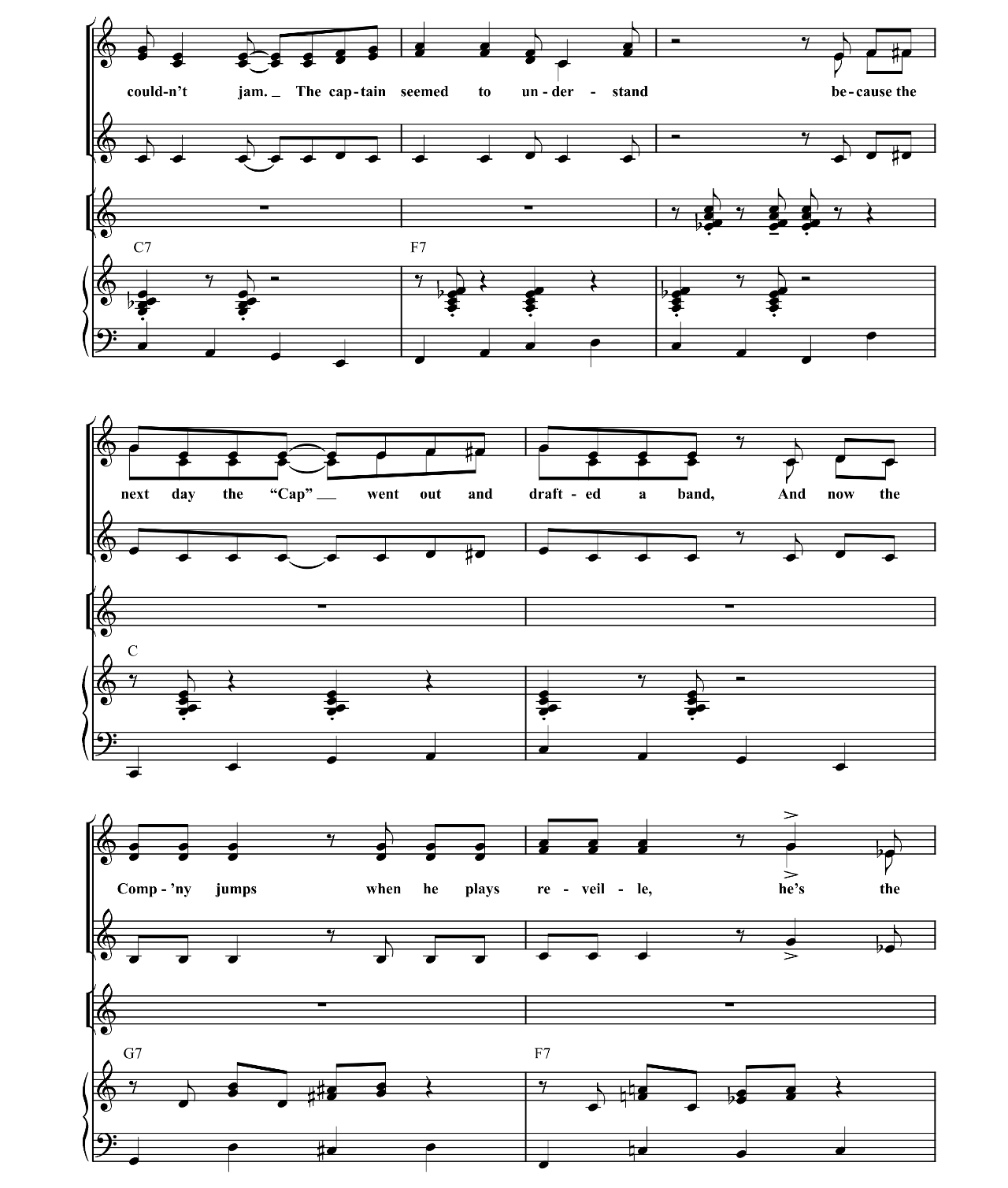 Boogie Woogie Bugle Boy sheet music 4