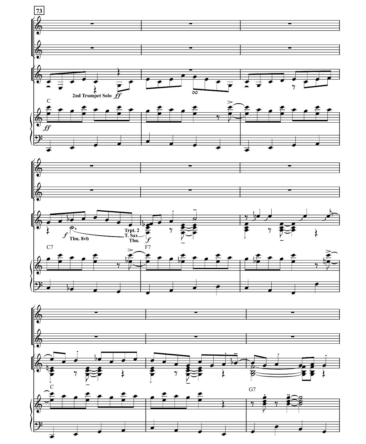 Boogie Woogie Bugle Boy sheet music 10