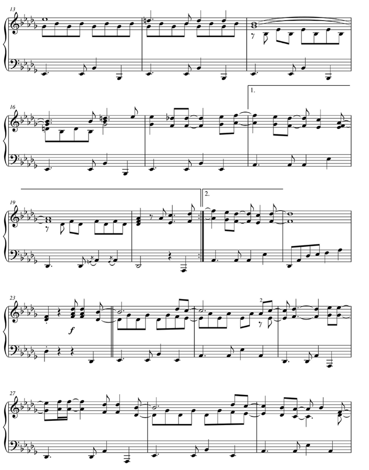 I Just Called To Say I Love You sheet music 2