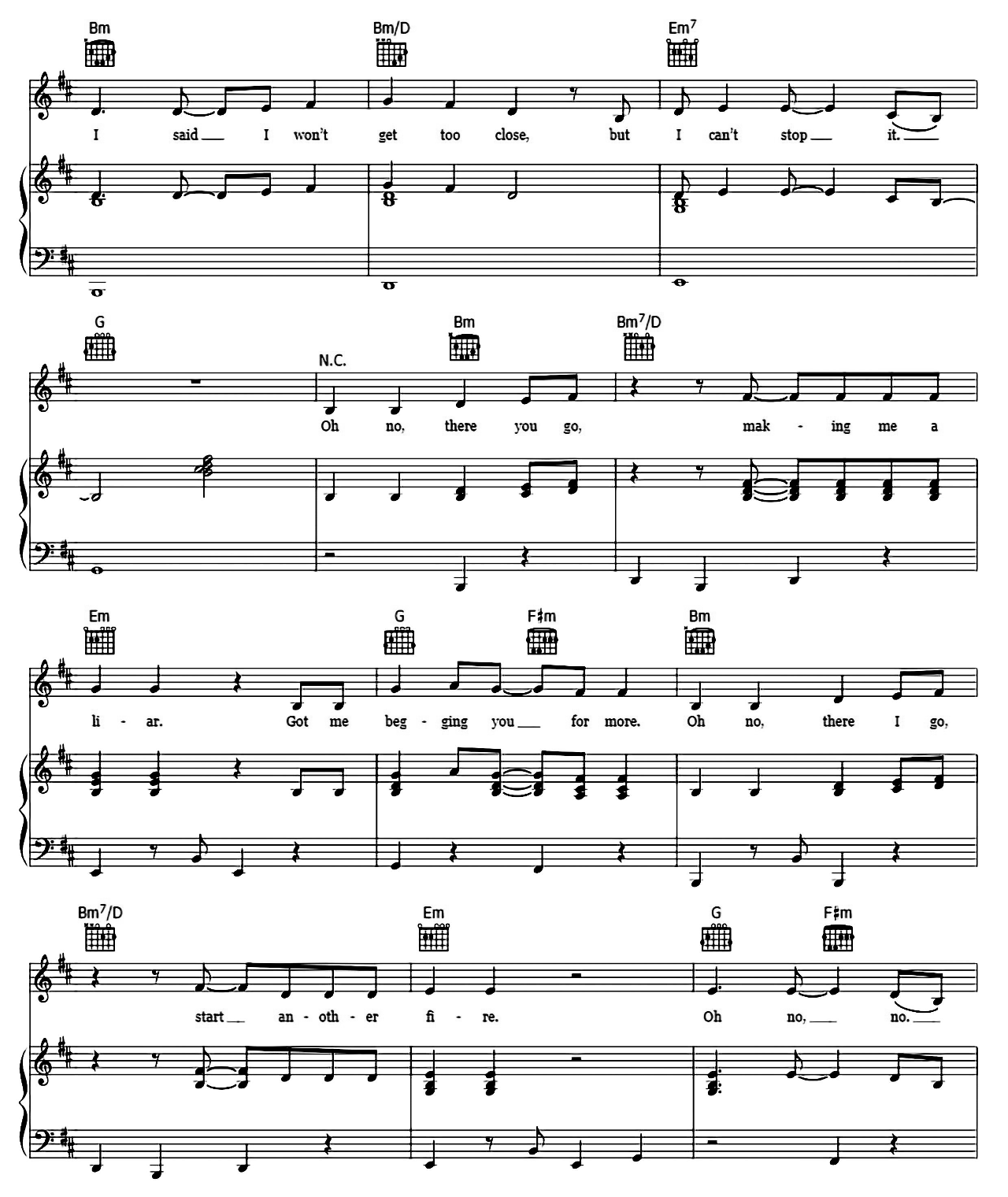 Liar sheet music 3