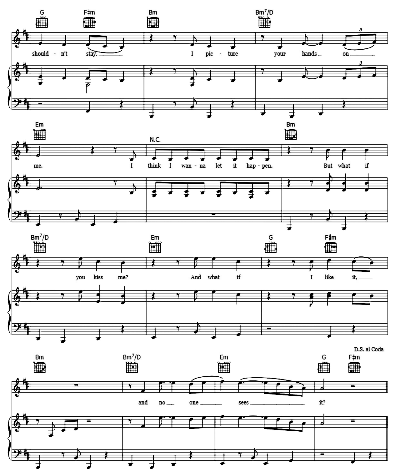 Liar sheet music 5