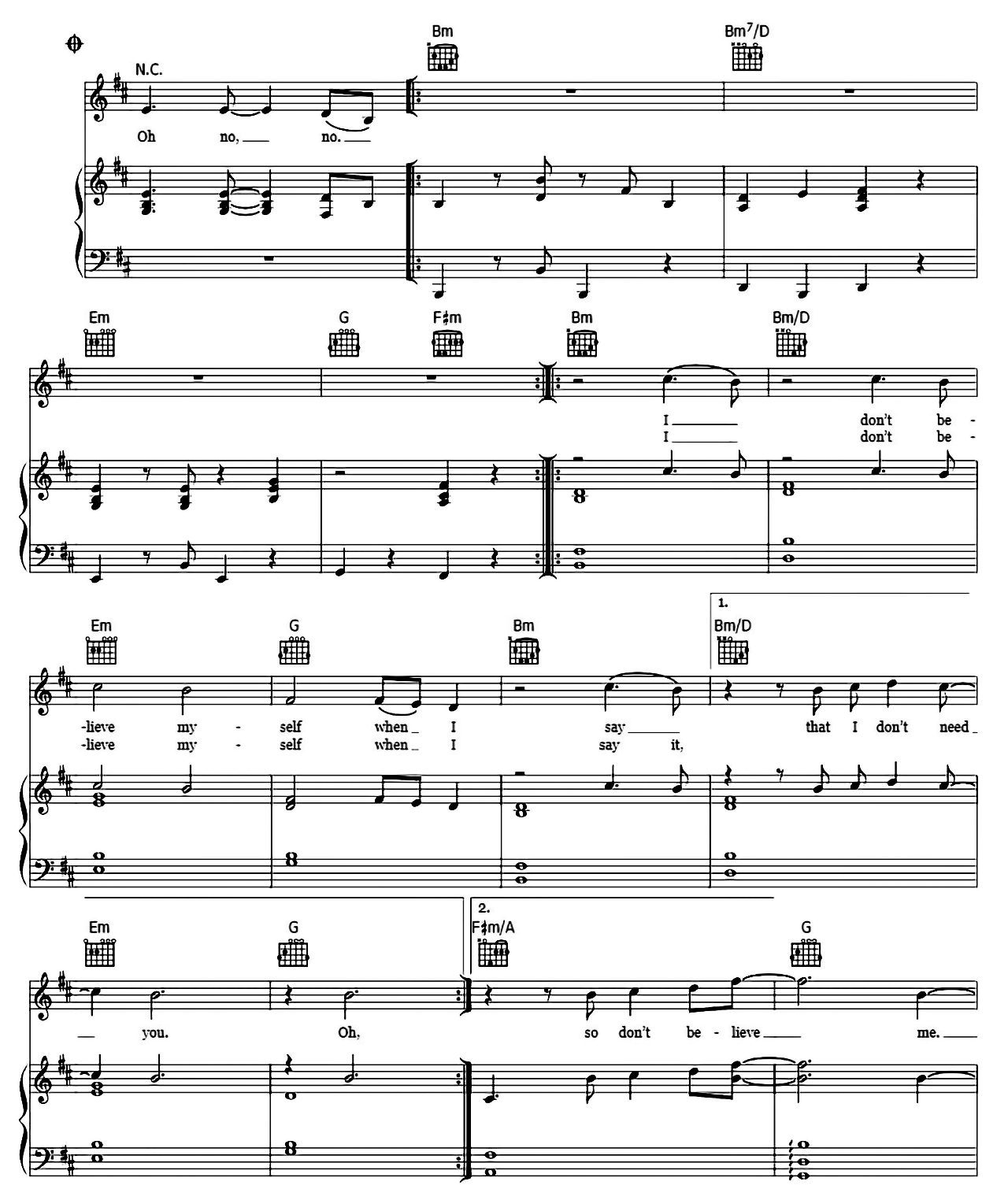 Liar sheet music 6