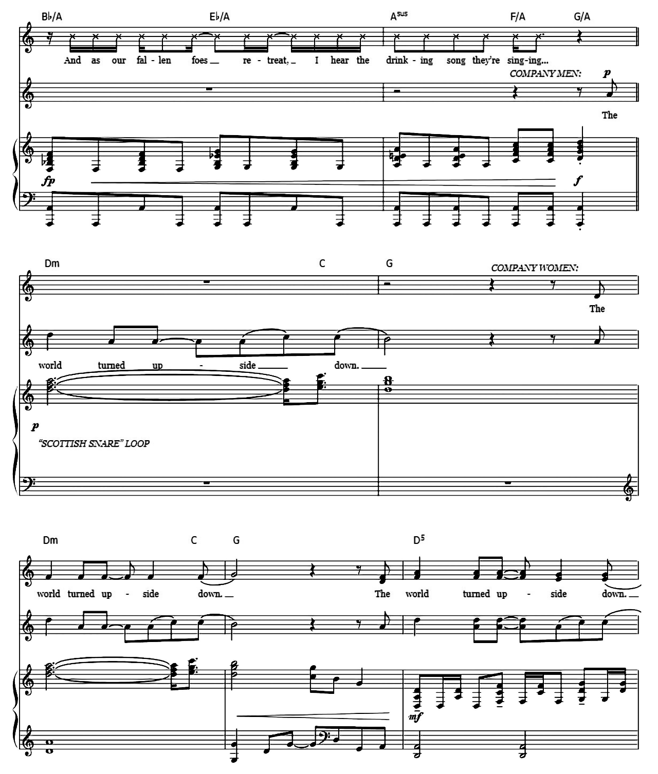 Yorktown (from Hamilton) sheet music 13