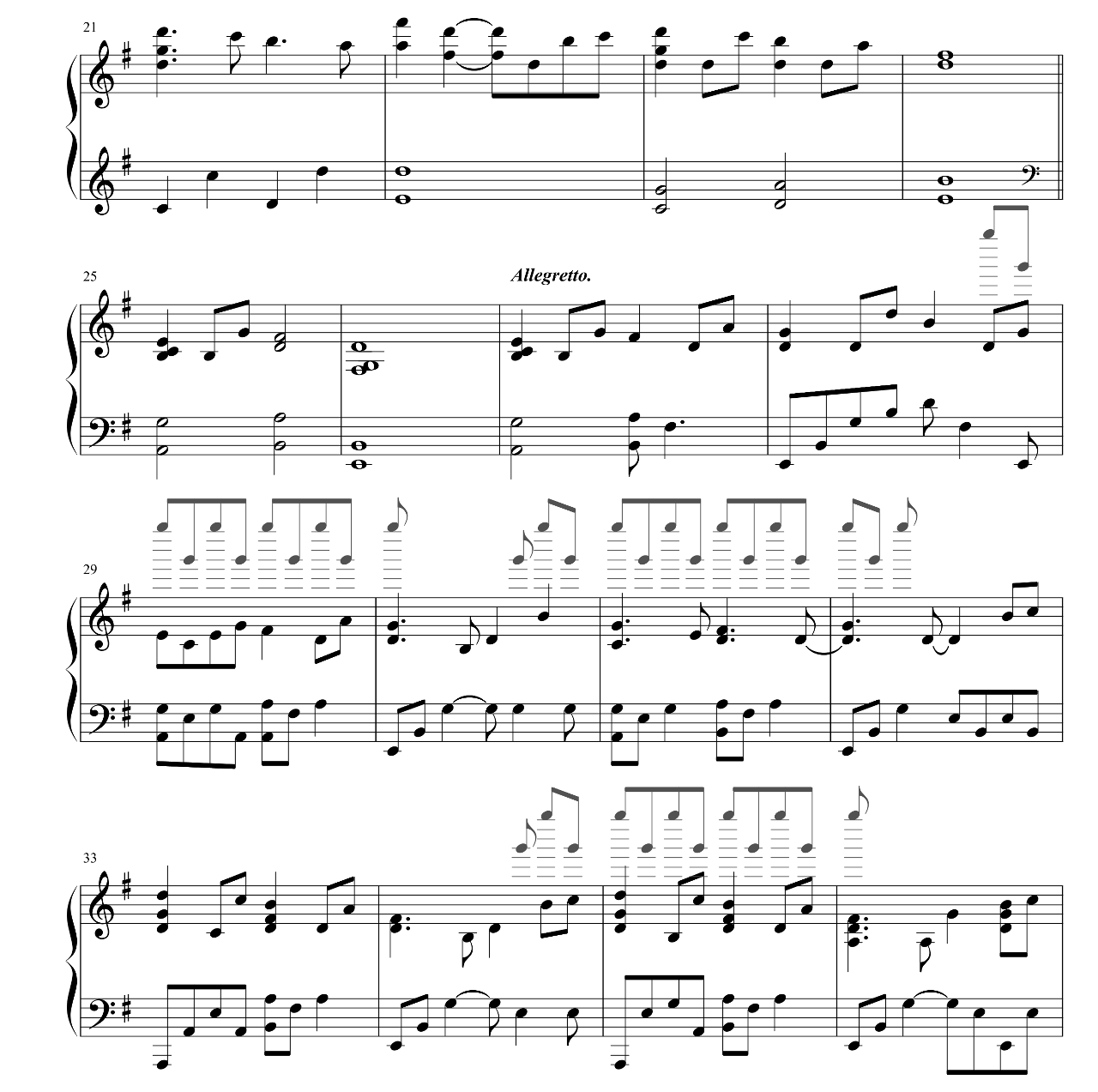 Forest Fantasy sheet music 2