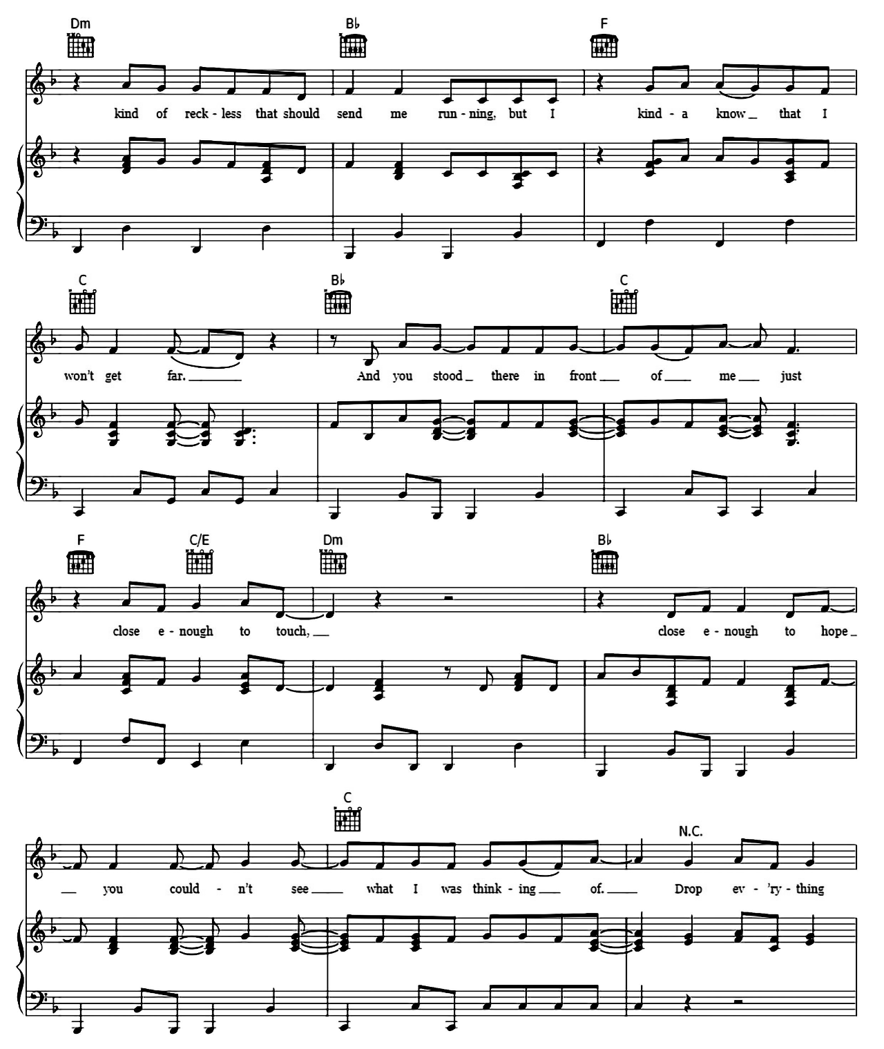 Sparks Fly sheet music 2