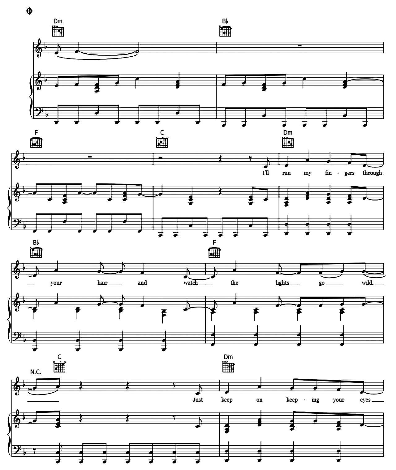 Sparks Fly sheet music 6