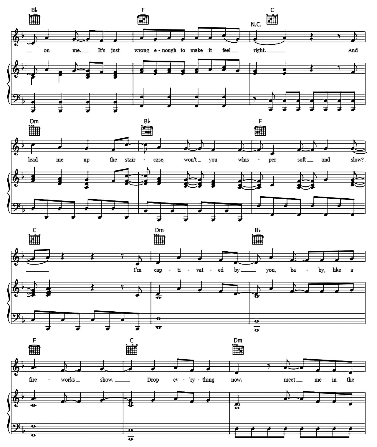 Sparks Fly sheet music 7