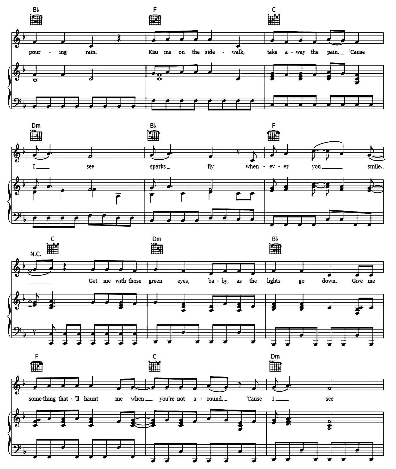 Sparks Fly sheet music 8