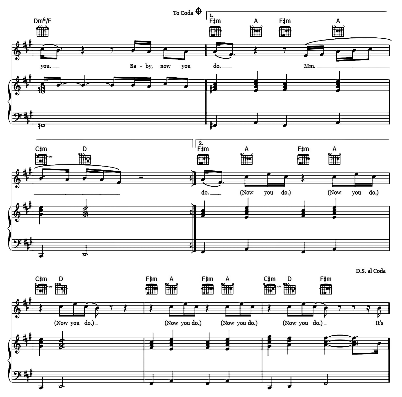 Video Games sheet music 4