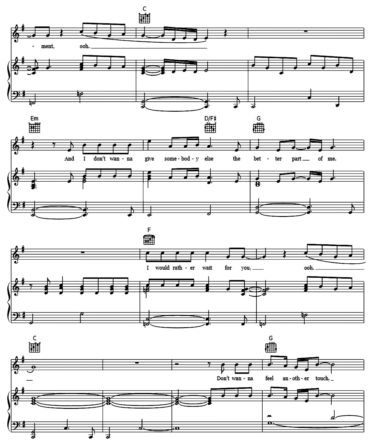 I'll Never Love Again (From A Star Is Born) sheet music 7