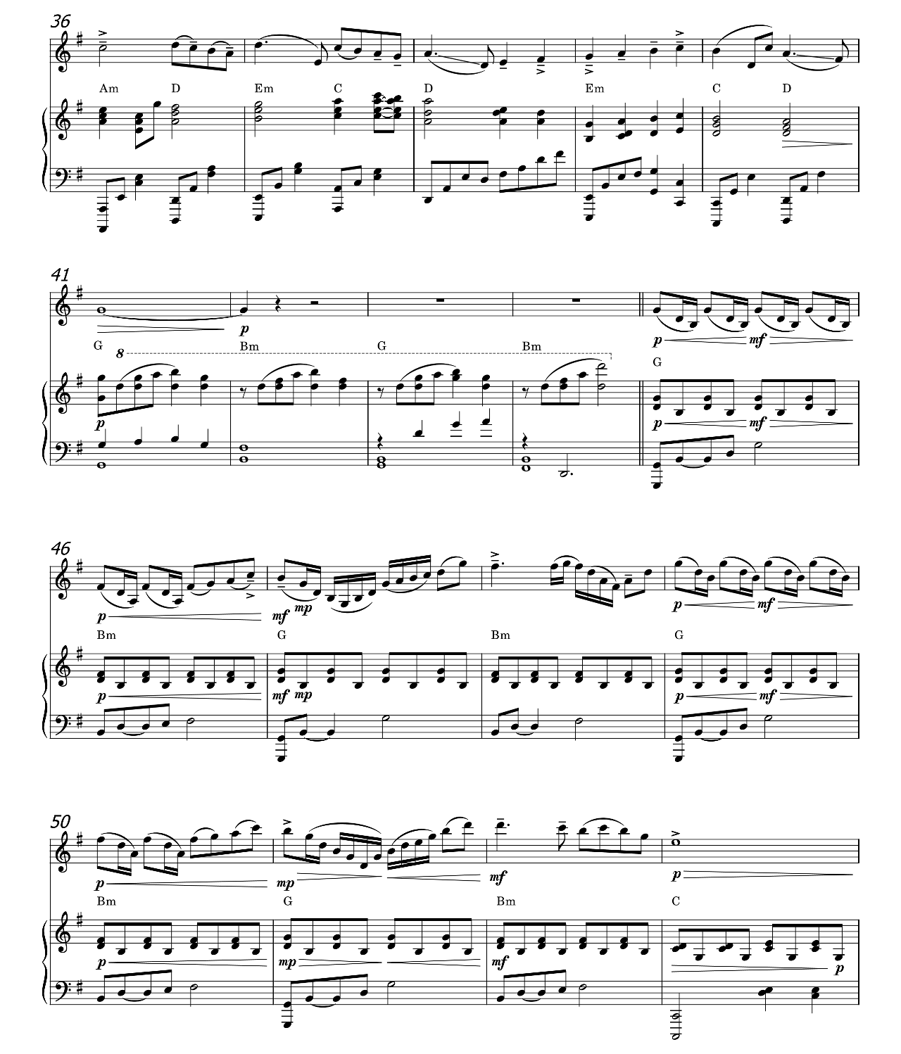 Angels We Have Heard On High sheet music 3