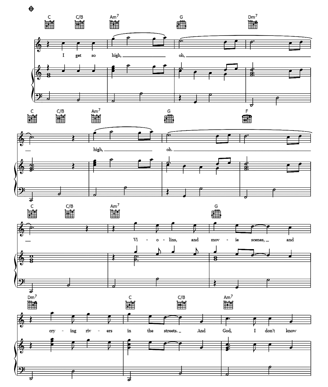 So Serious sheet music 5