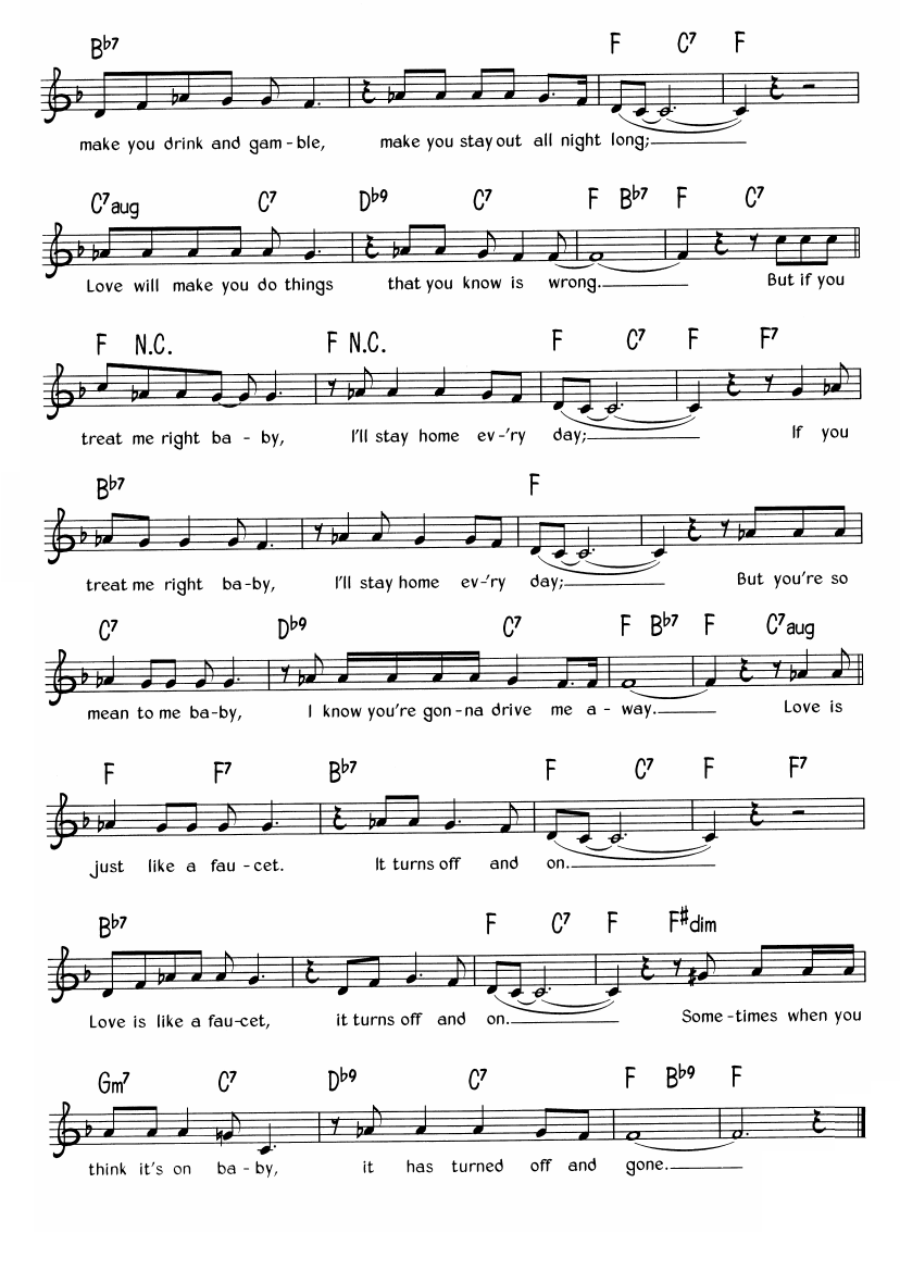 Fine And Mellow sheet music 2