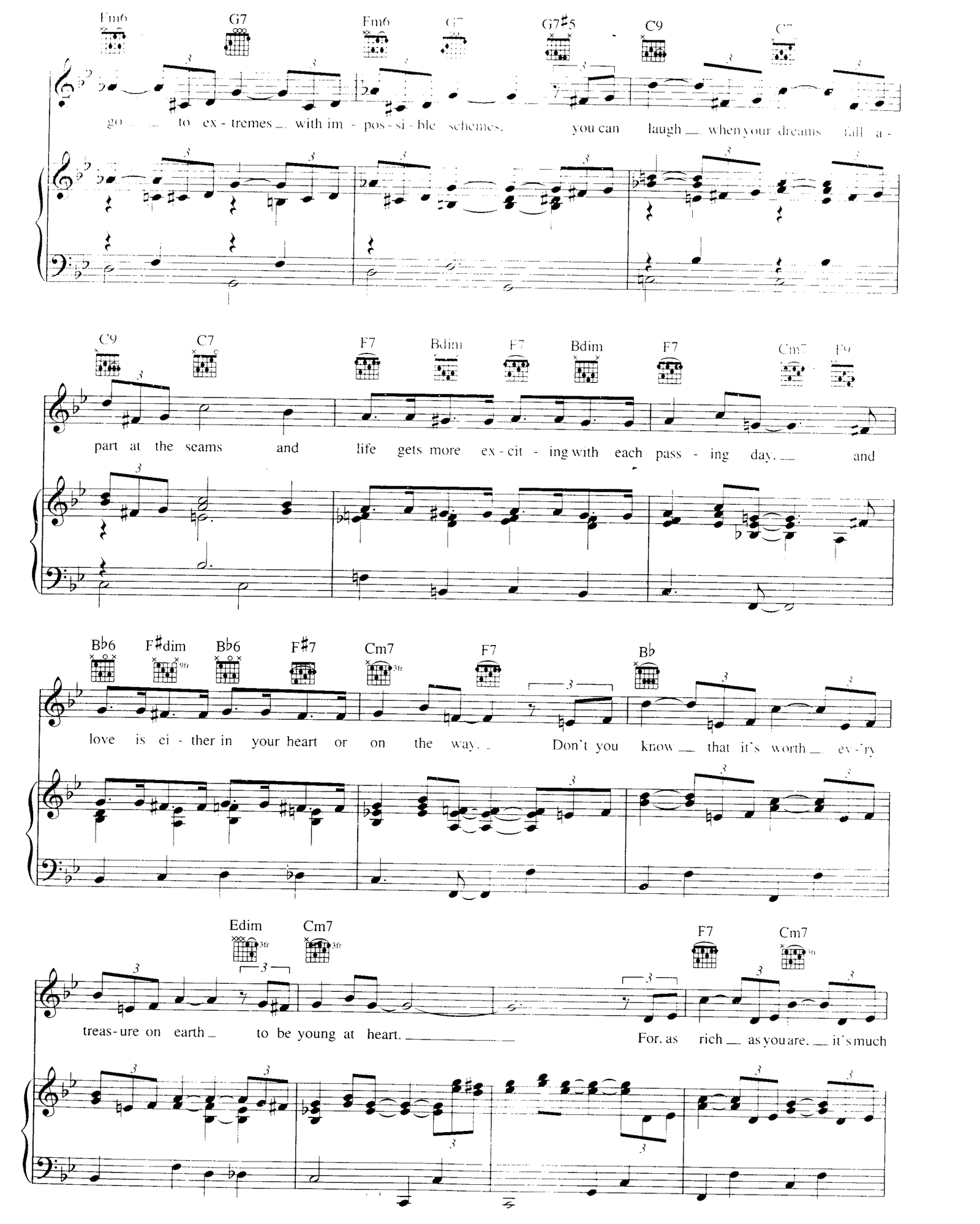 Young At Heart sheet music 2