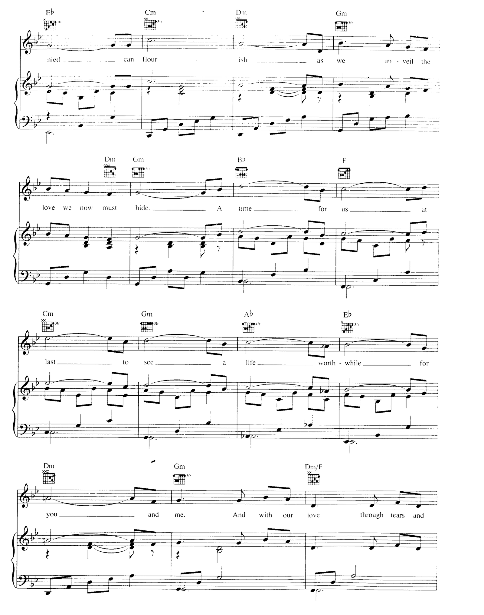 A Time For Us sheet music 2