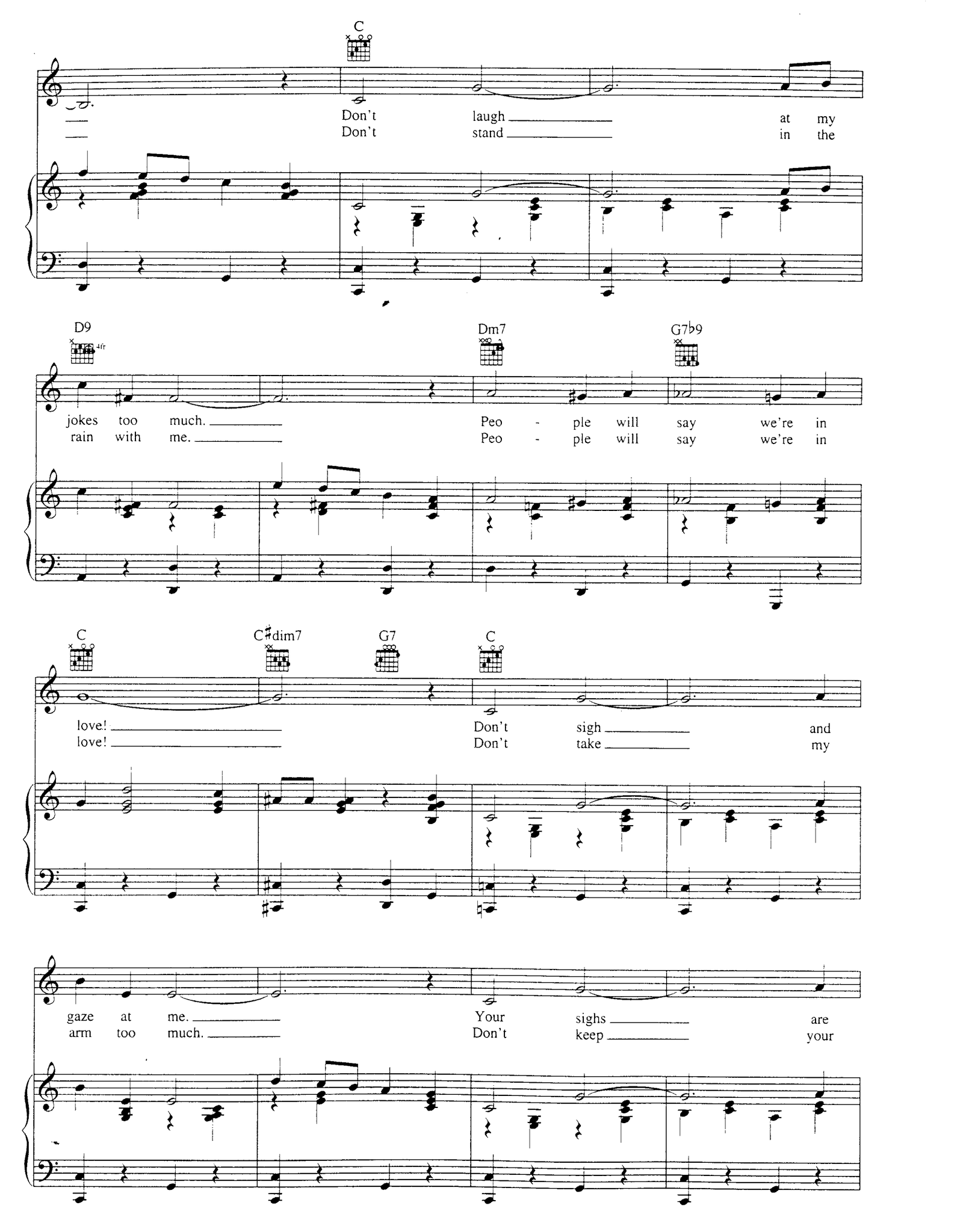 People Will Say We Re In Love sheet music 3