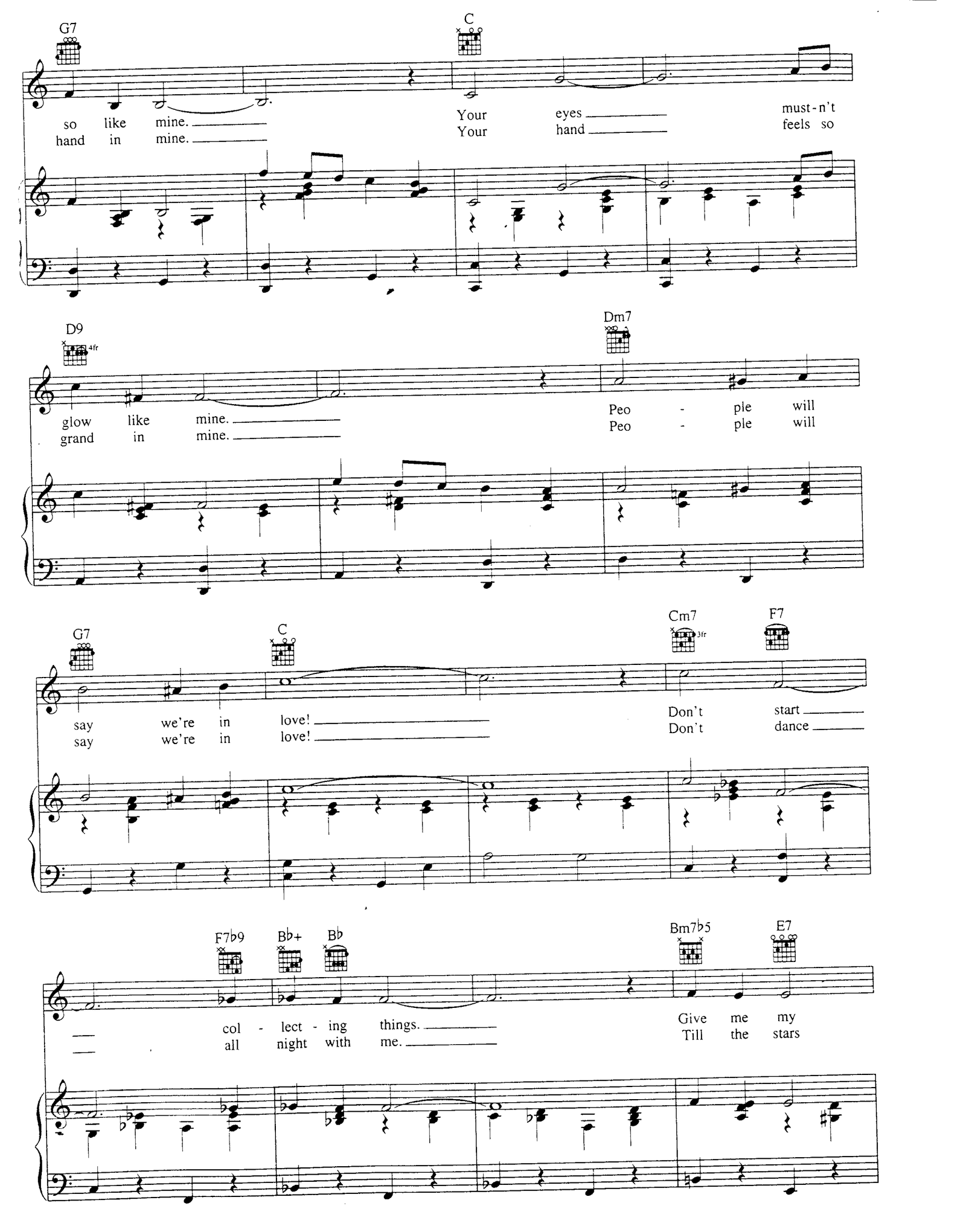 People Will Say We Re In Love sheet music 4