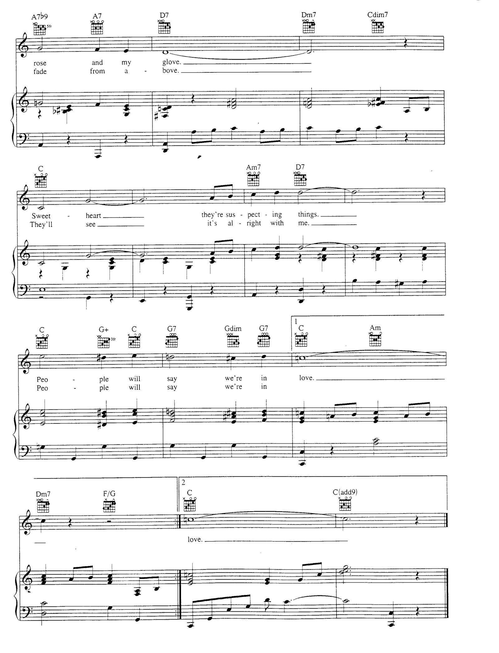 People Will Say We Re In Love sheet music 5