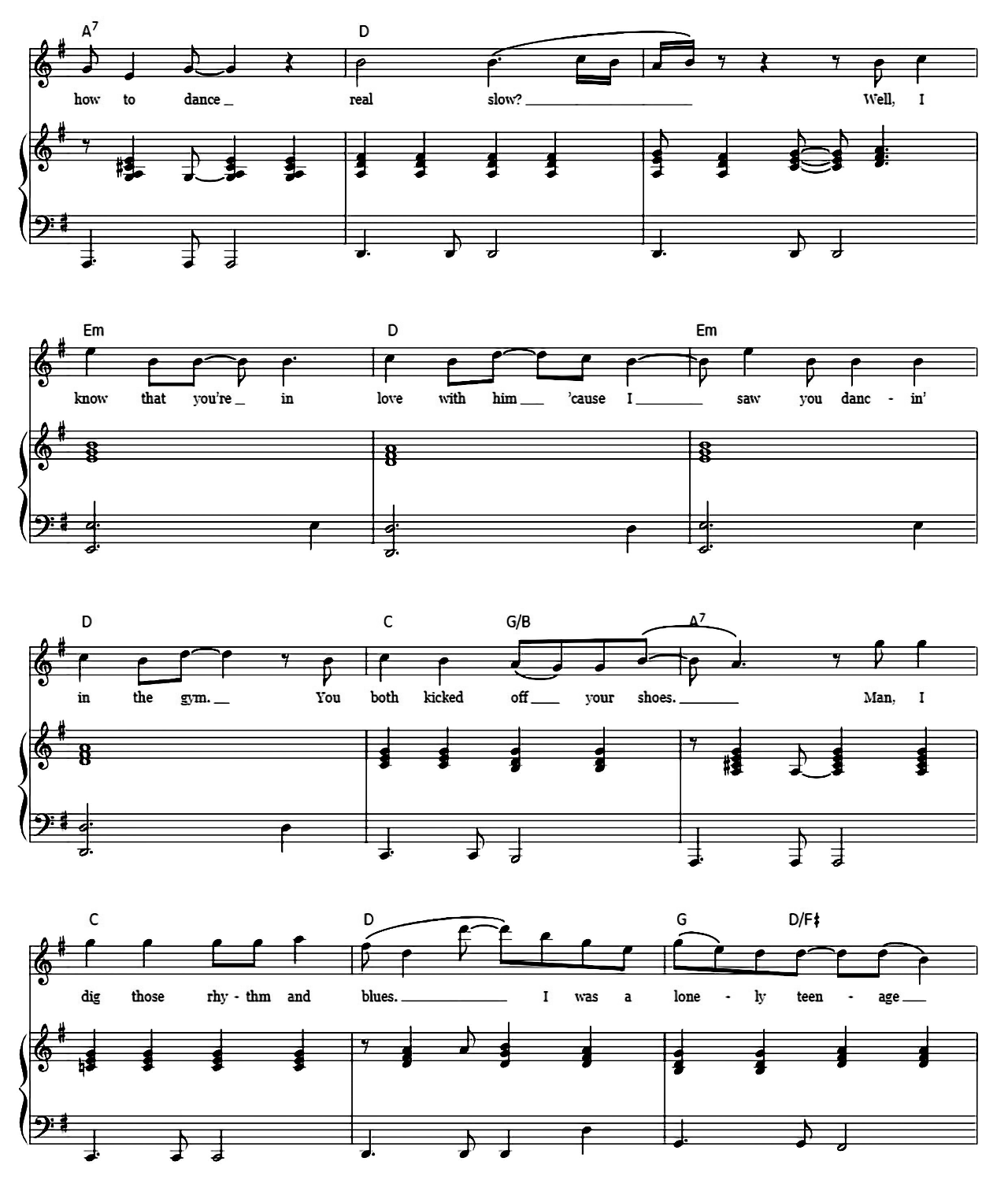 American Pie sheet music 5