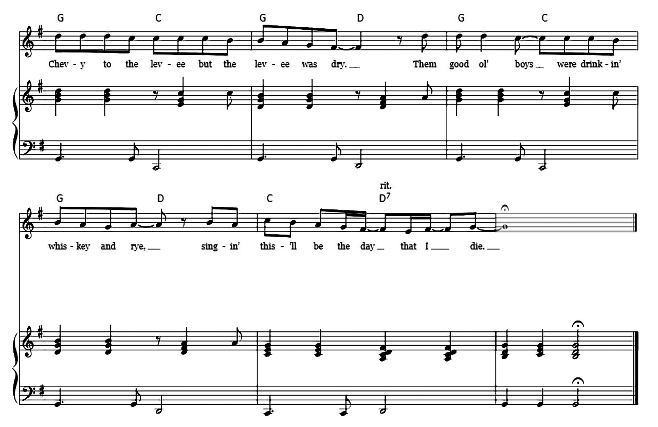 American Pie sheet music 10