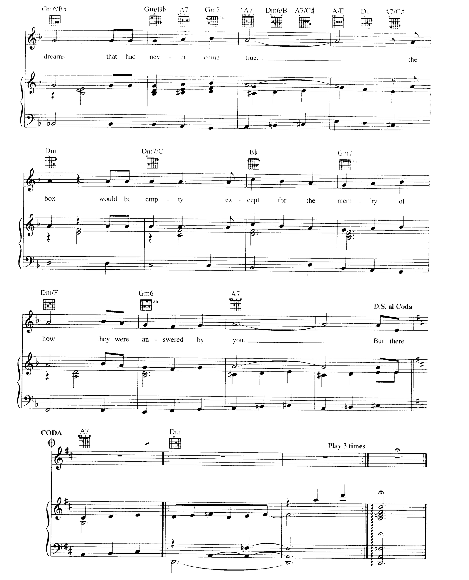 Time In A Bottle sheet music 4