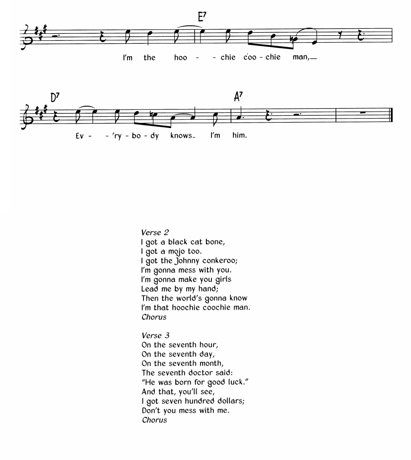 Hoochie Coochie Man sheet music 2
