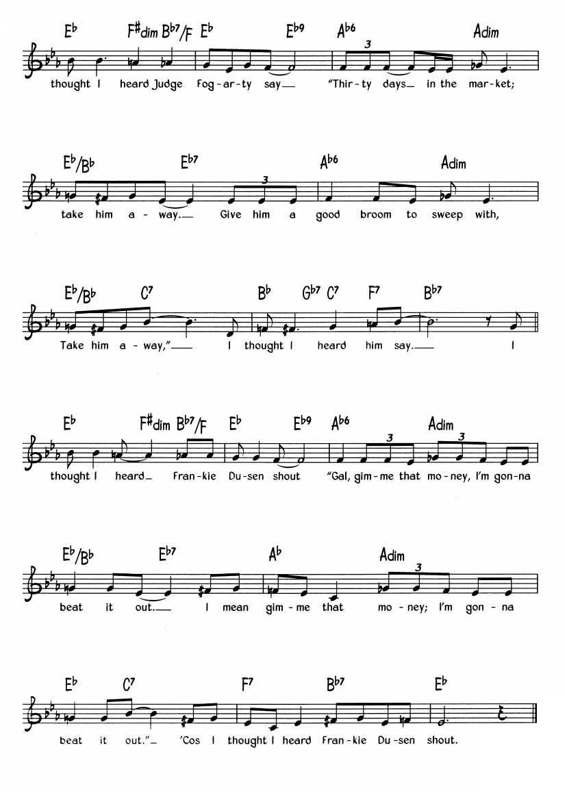 Buddy Bolden's Blues sheet music 2