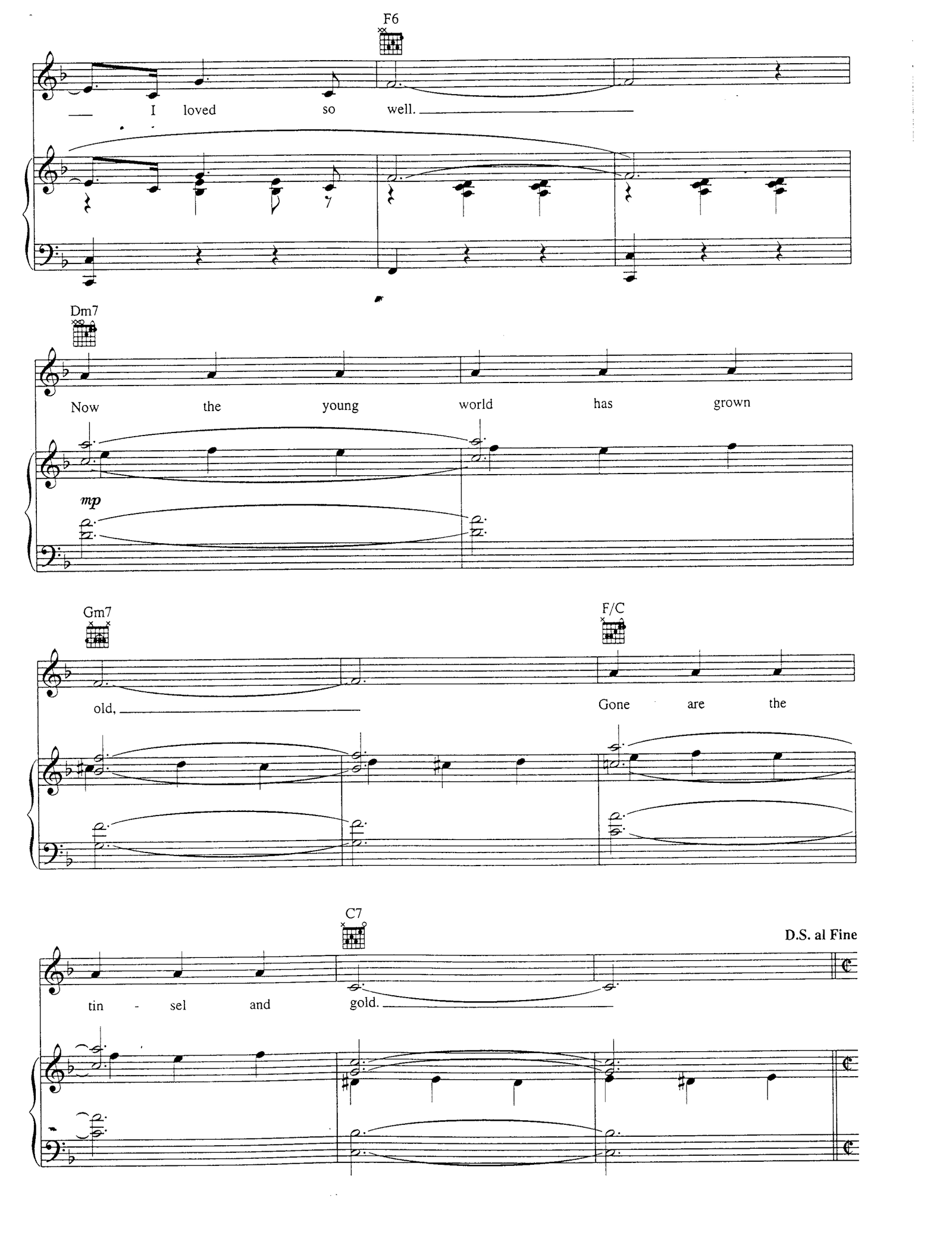 Little Girl Blue sheet music 6