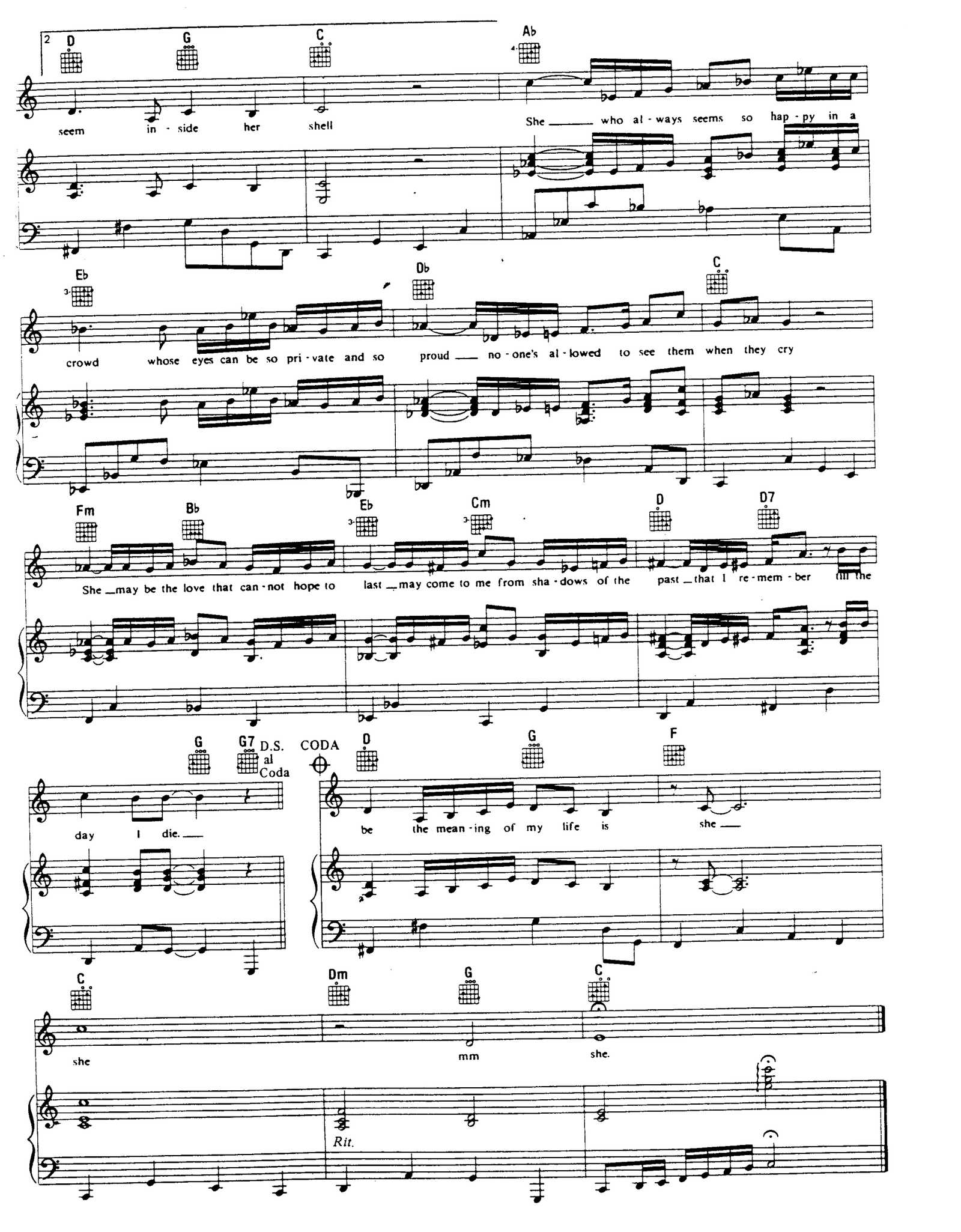 She sheet music 2