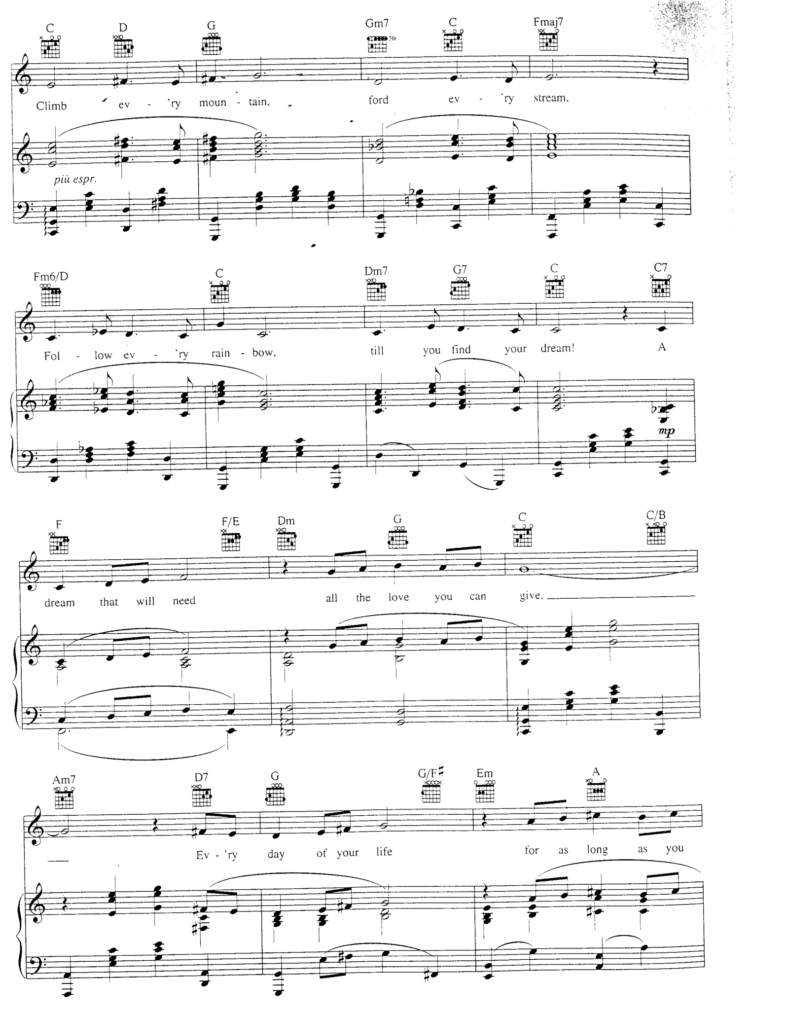Climb Ev Ry Mountain sheet music 2